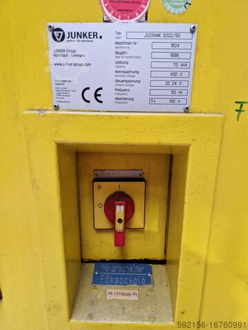 Slipmaskin för vevaxlar Junker jucrank 5002