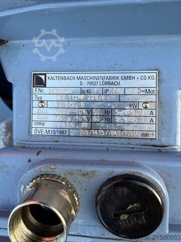 Elektromotor Kaltenbach DKV 112M-238/4, 1,7 kW, 400 V, 1450 U/min, IP54 Silnik elektryczny Kaltenbach DKV 112M-238/4 1.7kW 400V 1450rpm IP54 Silnik elektryczny Kaltenbach DKV 112M-238/4 1.7kW 400V 1450rpm IP54