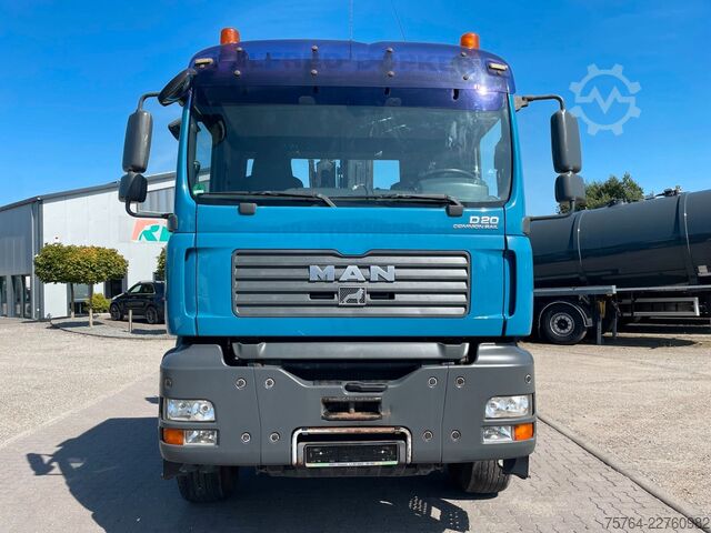Xe tải sàn phẳng MAN TGA 26.390 / HIAB 288-EP-3 Hiduio / Funk / 6x4