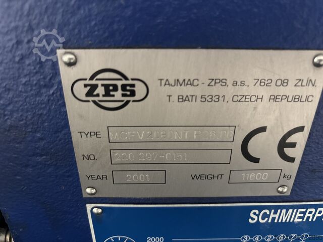 CNC vertikalt bearbejdningscenter TAJMAC-ZPS MCFV 2080 NT