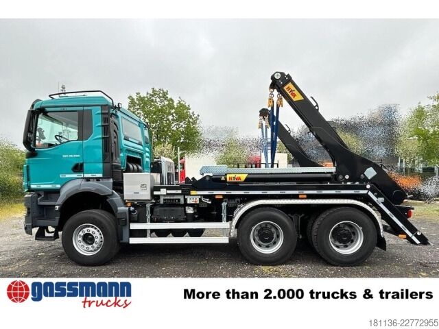 Xe ben MAN TGS 26.520 6x4 BL, Hyva Tele-Absetzanlage TS 2018