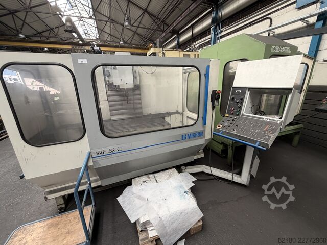 CNC univerzální nástrojová frézka Mikron WF 52 C