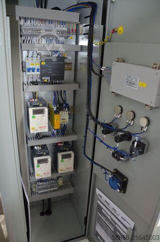 Halbautomatischer Palettenwickler KVK 1A mit Ausschnitt für Hubwagen- elektromagnetischer Bremse