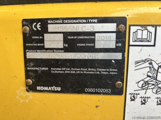  Komatsu HB365NLC-3