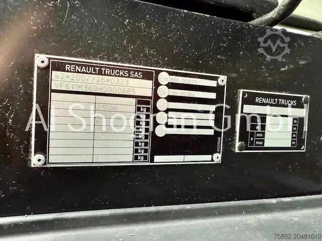 Presentkate Renault T480 6x2/Standklima/Eu6/Komplettzug
