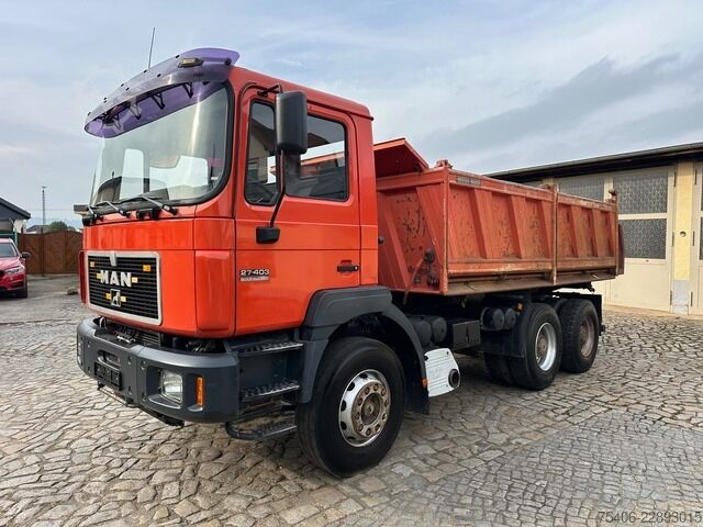 Kamion vetësbërëshkues man 27.403 Silent 6x4 Dreiseitenkipper AHK