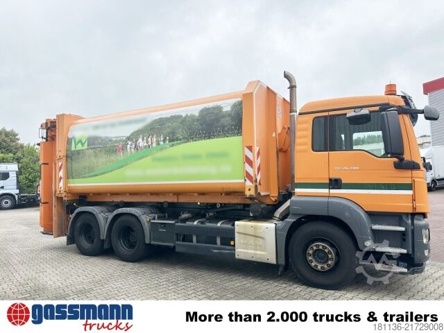 Skraldevogn MAN TGS 26.400 6X4 BL, Seilabroller, Haller Lotos,