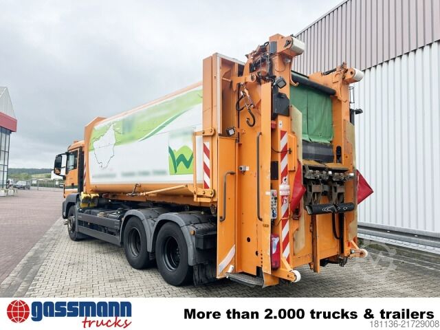Skraldevogn MAN TGS 26.400 6X4 BL, Seilabroller, Haller Lotos,