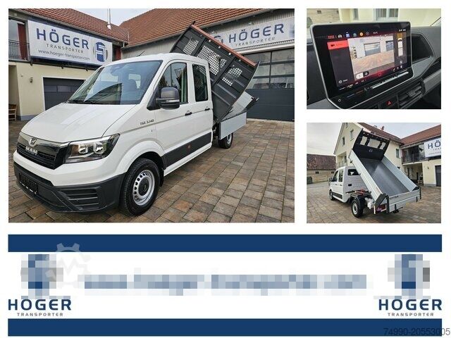 Transporter mit Kipper MAN TGE 3.140 Doka L3 Dreiseitenkipper Facelift