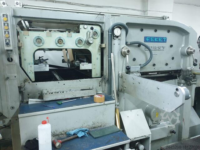 ختم رقائق معدنية ساخنة أوتوماتيكيًا وقطع القوالب Bobst SP 1080 E (FEKET – 2014)