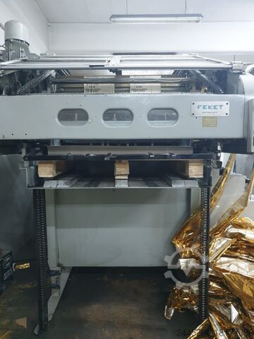 ختم رقائق معدنية ساخنة أوتوماتيكيًا وقطع القوالب Bobst SP 1080 E (FEKET – 2014)