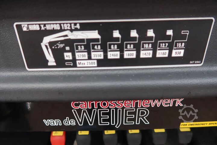 Tovornjak z žerjavom Mercedes-Benz Actros 2133 L Trekker + Hiab Kraan met City Tra...