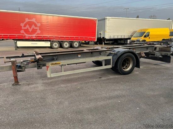 Swap chassis trailer GFöLLNER AWE 1-ACHS LAFETTE
