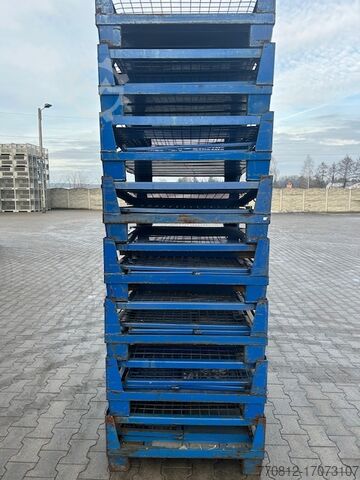 Magasraktár Gitterbox Folding