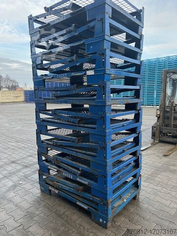 Magasraktár Gitterbox Folding