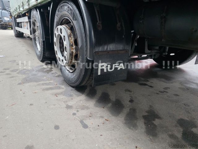 Plattewagen met zeil MERCEDES-BENZ Antos 2540 / Lenkachse / Load 15,3ton