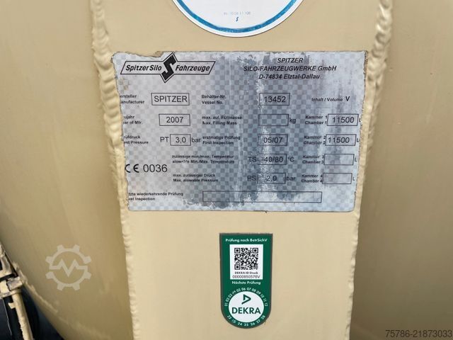 Tsisternauto MAN TGA 35.360 BL 8x2-4/ Spitzer Silo/ 23000 l/ AC