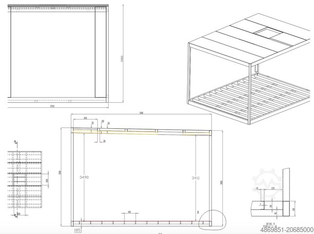 Δοχείο διαβίωσης  Werkstattcontainer Büro Container