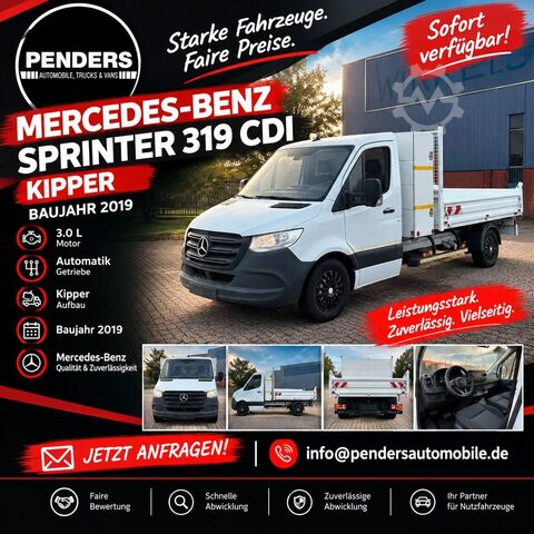 Furgón volquete MERCEDES-BENZ Sprinter III  319 CDI L3 Kipper *3 Liter Motor*