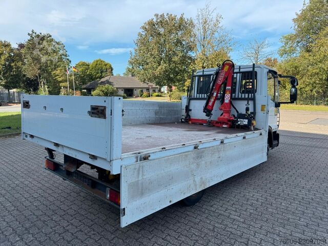 皮卡厢式货车 IVECO 75E16 Pritsche mit Kran Fassi
