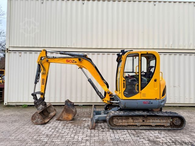 Minikoparka WACKER Neuson 50Z3 / 2014 BJ / 2 x Löffel