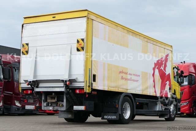 LKW mit Getränkeaufbau SCANIA P 340 Getränkewagen Kamera LBW