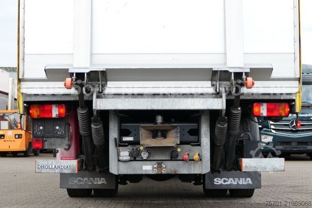 LKW mit Getränkeaufbau SCANIA P 340 Getränkewagen Kamera LBW