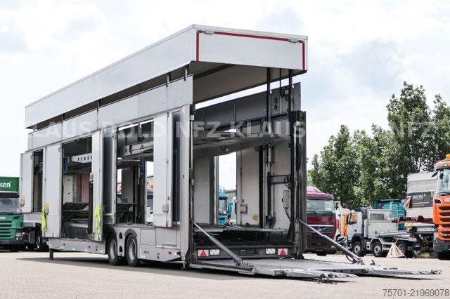 Autotransporter Auflieger  Rolfo S2 geschloss. Autotransp. Hubdach Lifbühne