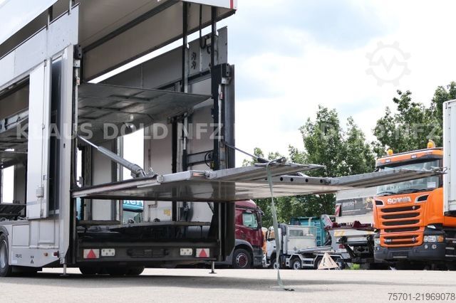 Autotransporter Auflieger  Rolfo S2 geschloss. Autotransp. Hubdach Lifbühne