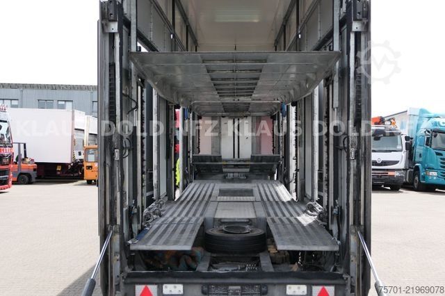 Autotransporter Auflieger  Rolfo S2 geschloss. Autotransp. Hubdach Lifbühne
