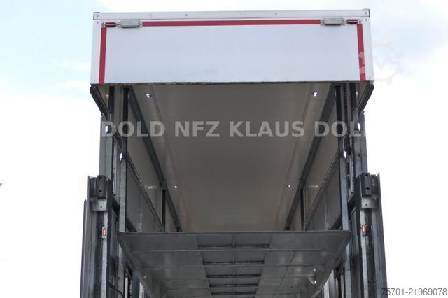Autotransporter Auflieger  Rolfo S2 geschloss. Autotransp. Hubdach Lifbühne