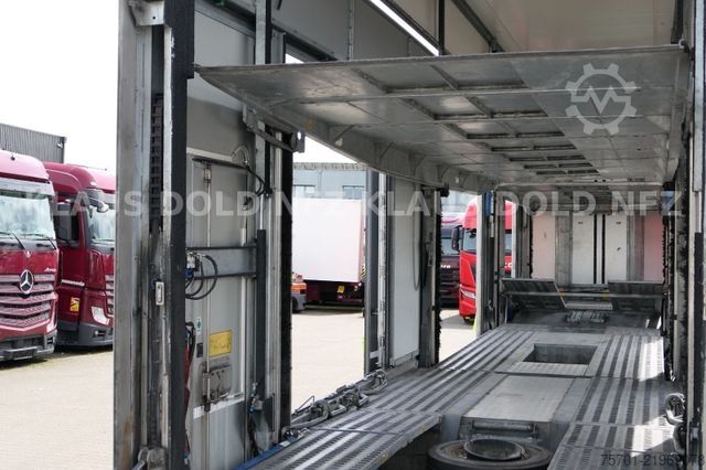 Autotransporter Auflieger  Rolfo S2 geschloss. Autotransp. Hubdach Lifbühne