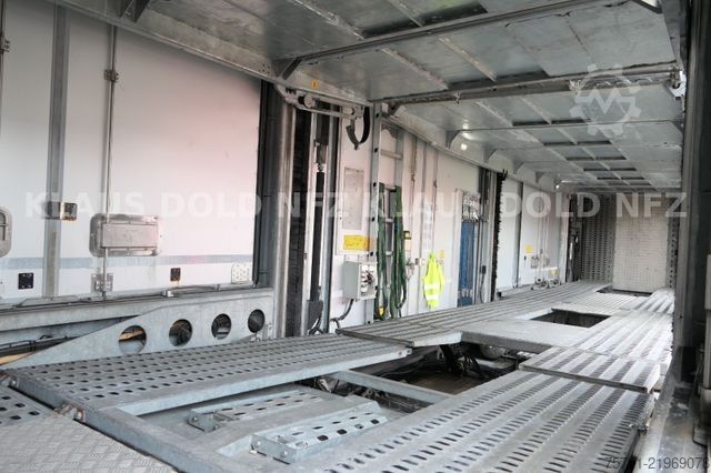 Autotransporter Auflieger  Rolfo S2 geschloss. Autotransp. Hubdach Lifbühne