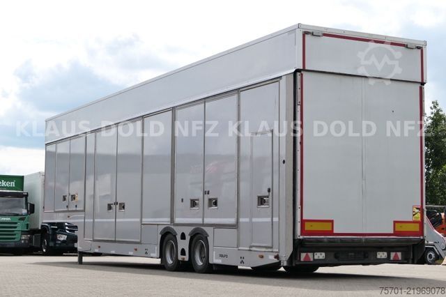 Autotransporter Auflieger  Rolfo S2 geschloss. Autotransp. Hubdach Lifbühne