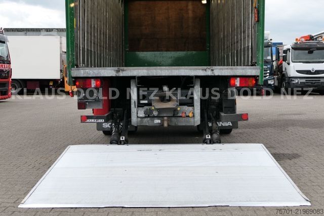LKW mit Getränkeaufbau SCANIA P 340 Getränkewagen Kamera LBW