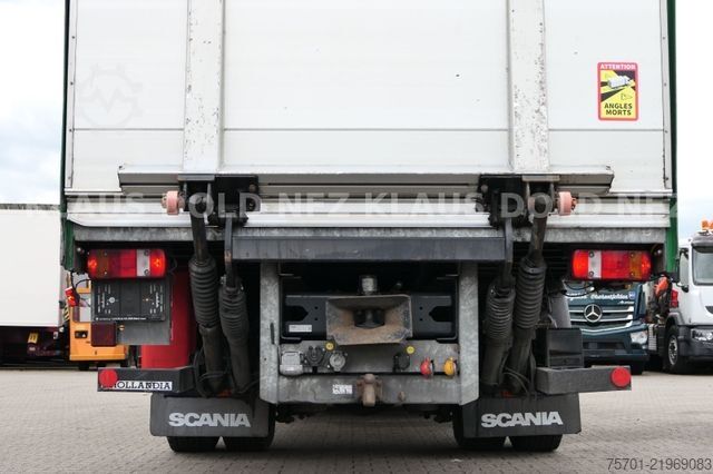 LKW mit Getränkeaufbau SCANIA P 340 Getränkewagen Kamera LBW