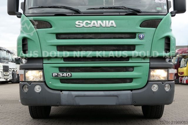 LKW mit Getränkeaufbau SCANIA P 340 Getränkewagen Kamera LBW