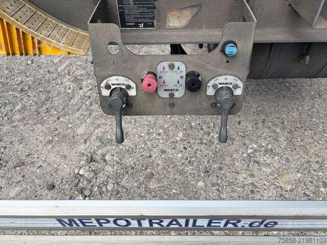 Swap-chassis trailer SOMMER Verzinkte Lafetten Zwillingsreifen 17,5