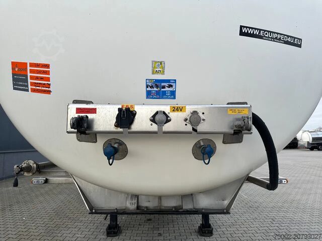 Пищевой танкер Van Hool FOOD / 39.000L / 3-COMP / INOX / NL-trailer / A...