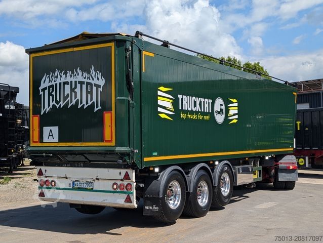 Kliftrailer með hreyfanlegum gólfi Heitling HEITLING Push-Trailer 55 cbm, 2x Liftachse