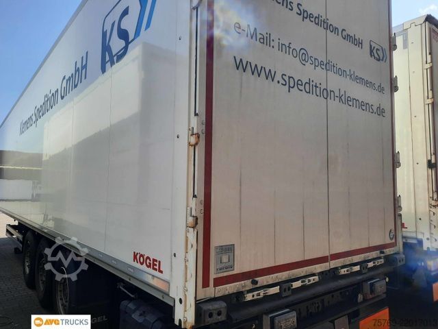 Box-semitrailer KÖGEL Koffer Doppelstock Liftachse VDI 2700 EN 12642XL