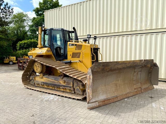 도로 롤러 CATERPILLAR D6N LGP  System One/Klappschild/Deutsche Maschin