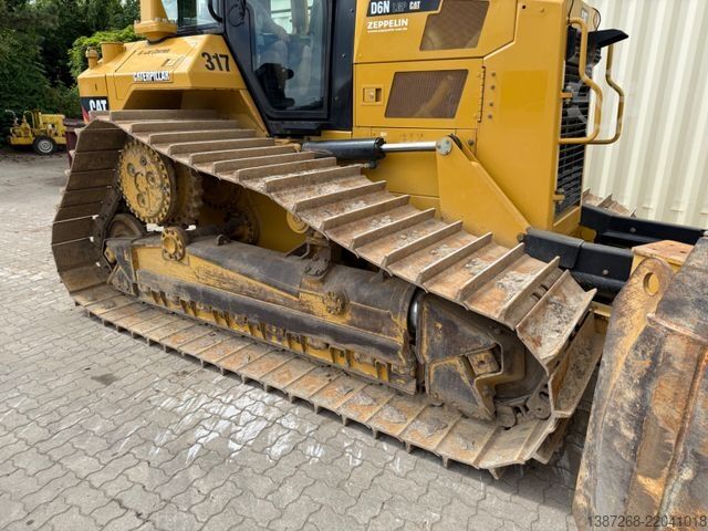 도로 롤러 CATERPILLAR D6N LGP  System One/Klappschild/Deutsche Maschin