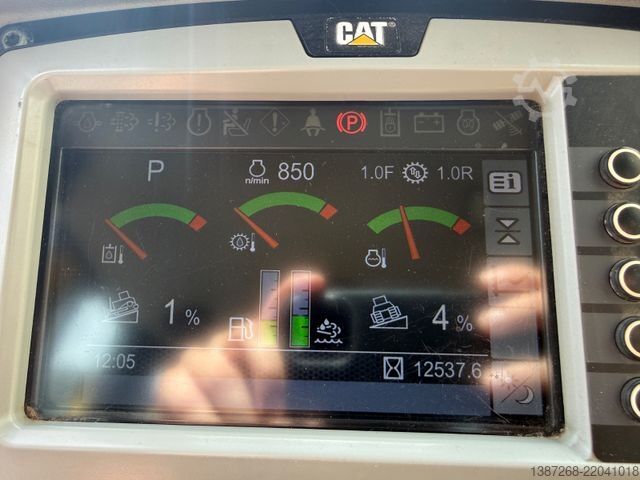 도로 롤러 CATERPILLAR D6N LGP  System One/Klappschild/Deutsche Maschin