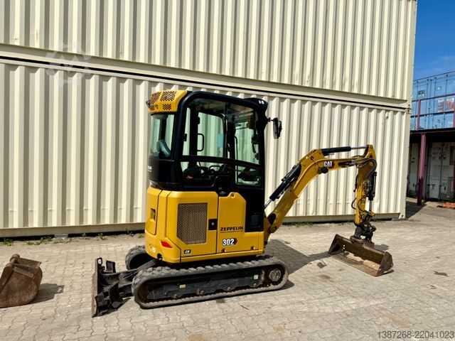 মিনি এক্সকেভেটর CATERPILLAR 302 CR / Powertilt / Deutsche Maschine