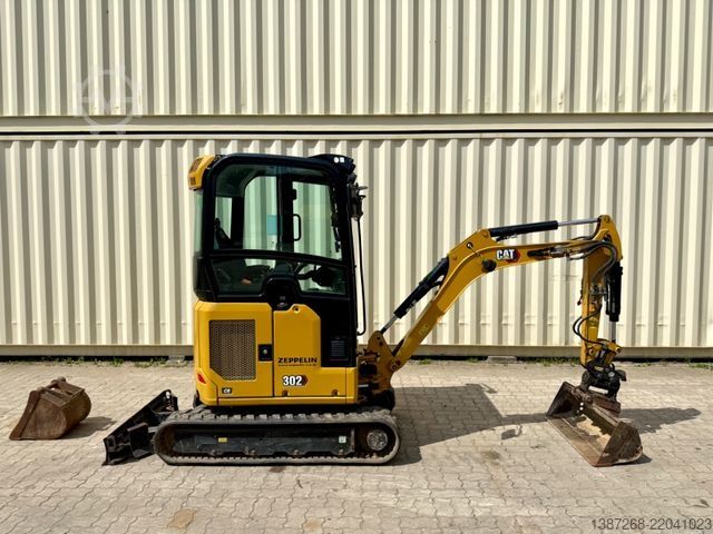মিনি এক্সকেভেটর CATERPILLAR 302 CR / Powertilt / Deutsche Maschine
