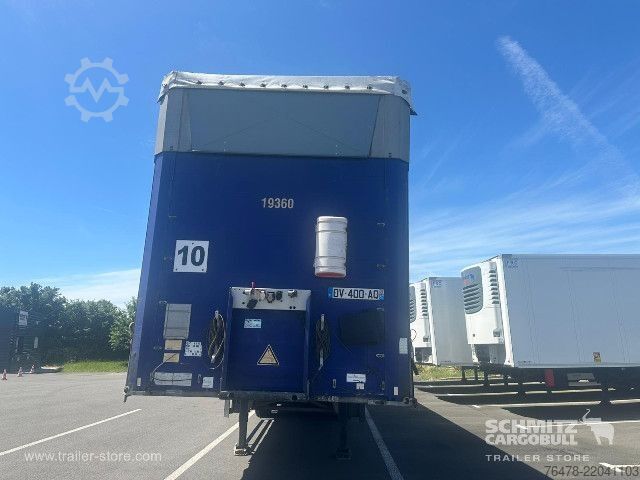 带篷布的开放式半挂车 Schmitz Cargobull Curtainsider Mega