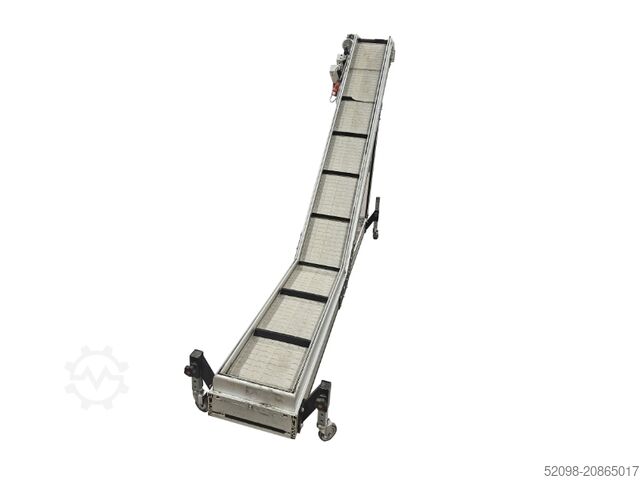 Angled conveyor belt, H 1,860 mm trio-technik 1000005842, FB: 289 mm