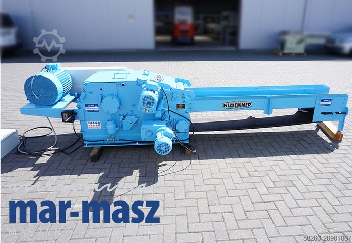 Mesin penghancur kayu penghancur kayu KLOCKNER 120x400L 2WT
