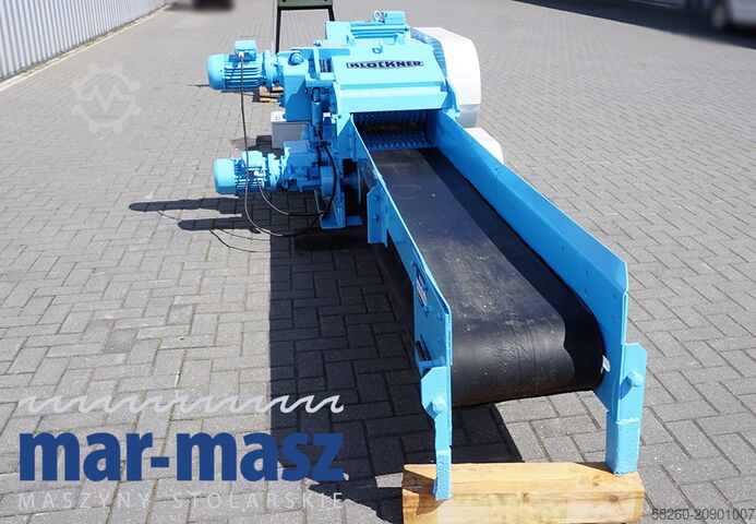 Mesin penghancur kayu penghancur kayu KLOCKNER 120x400L 2WT